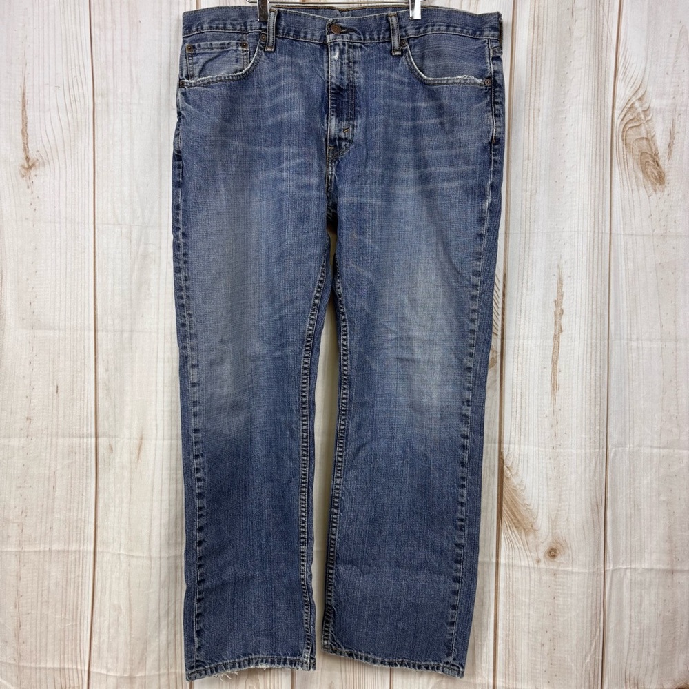 Levi's 559 Relaxed Straight Baggy 100% Cotton Med Wash Denim Blue Jeans 38x32